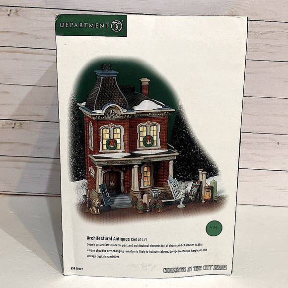 DEPARTMENT 56 - Architectural Antiques -Heritage Village - Christmas in the City - Picture 9 of 10